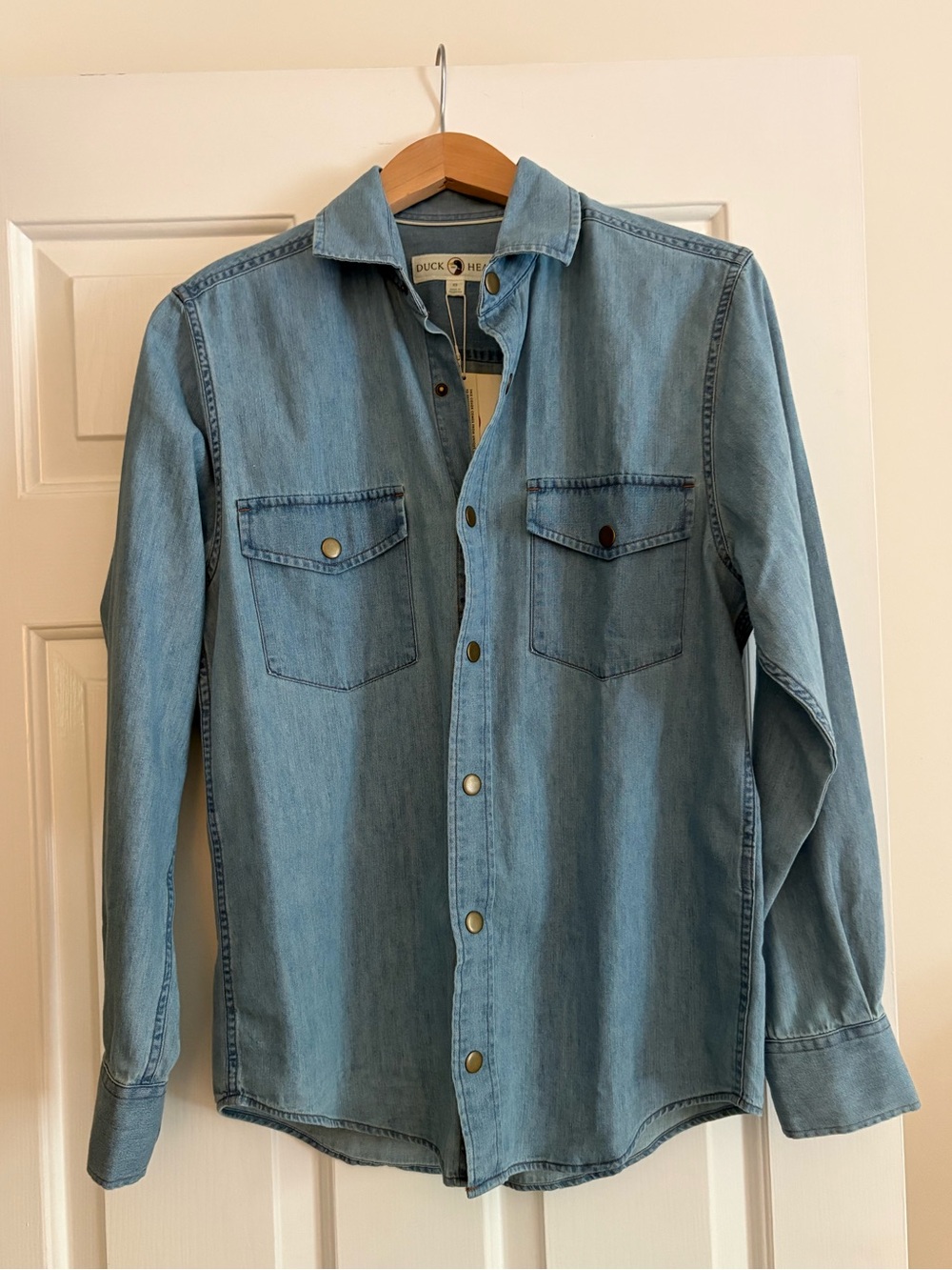 Duck Head Men’s Light Blue Denim Shirt